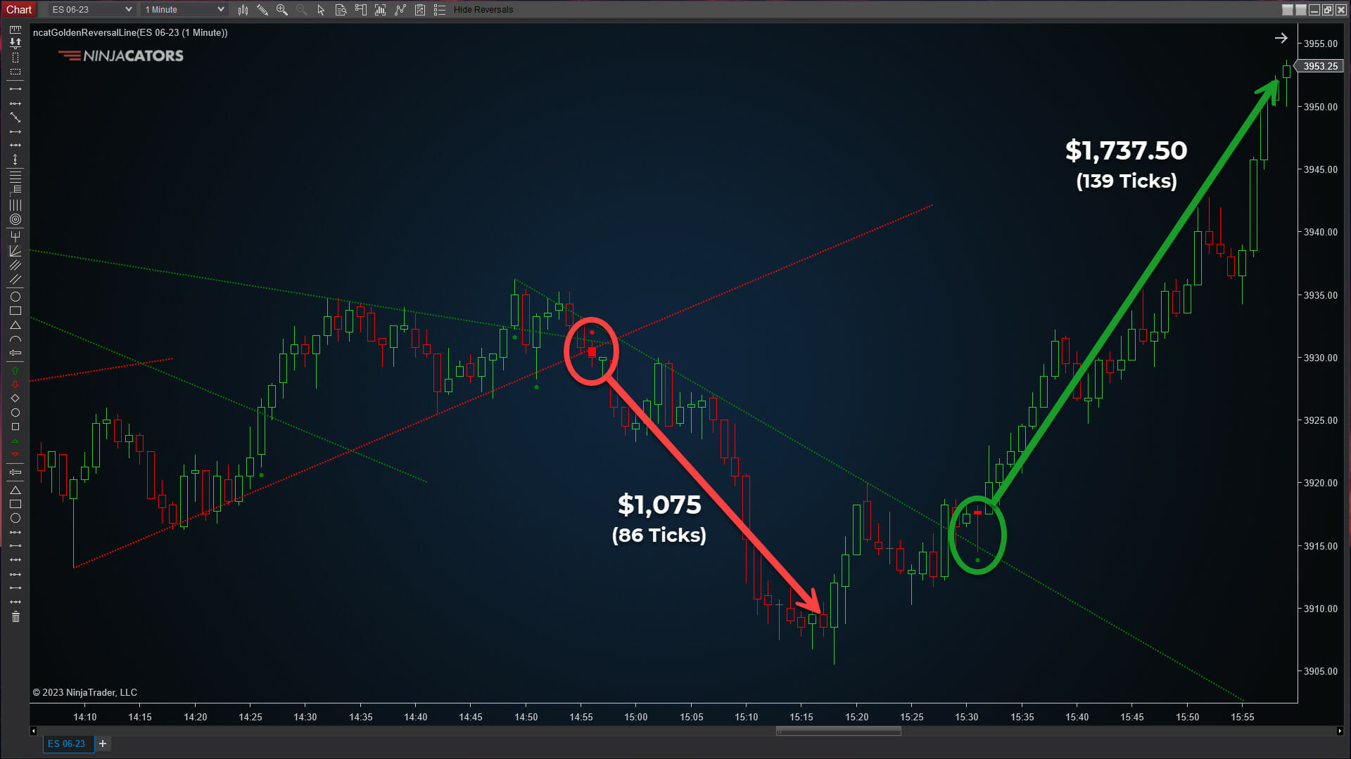EEA ES Golden Reversal Money + Ticks